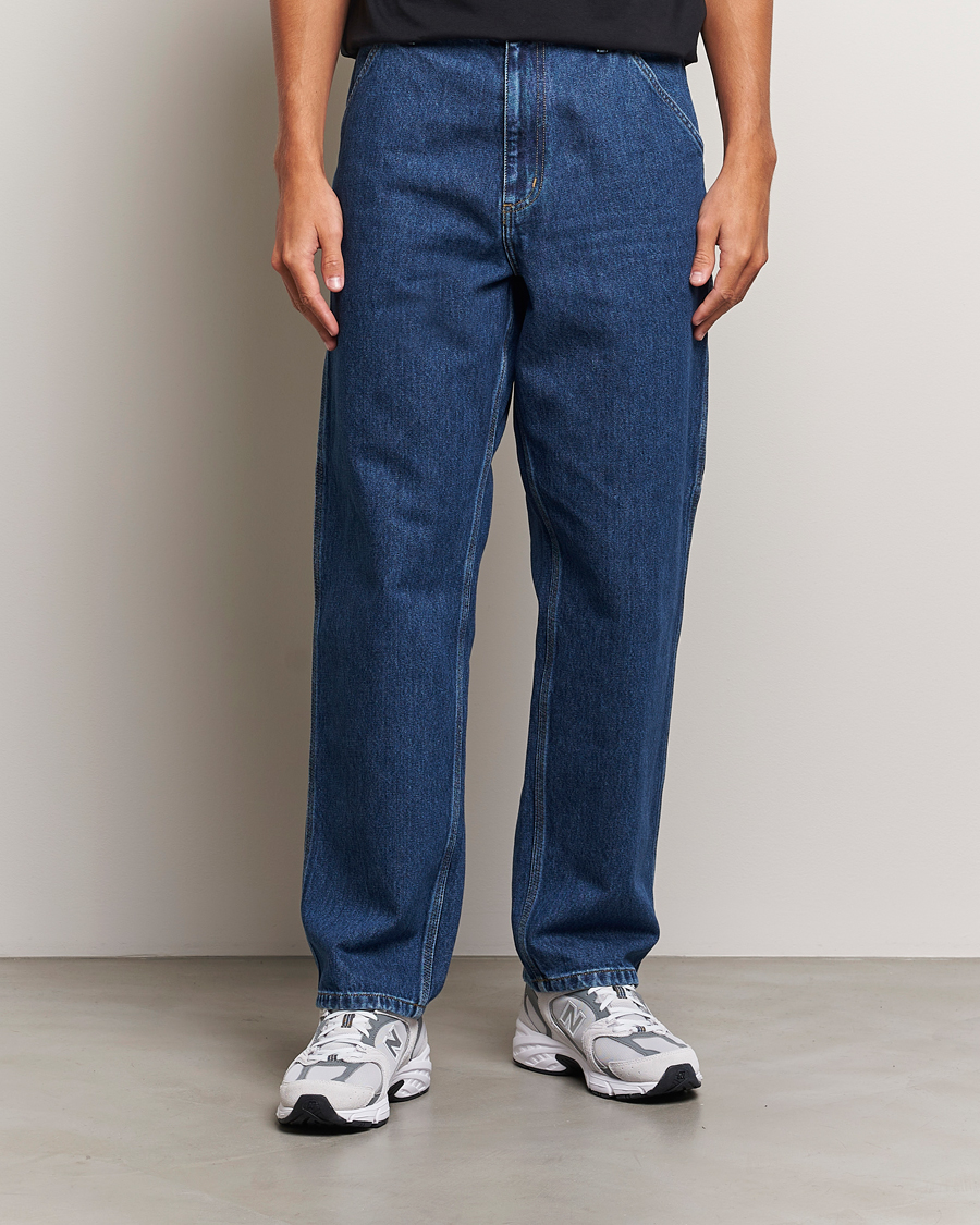 Herren | Relaxed fit | Carhartt WIP | Single Knee Smith Denim Pants Blue Stone Washed