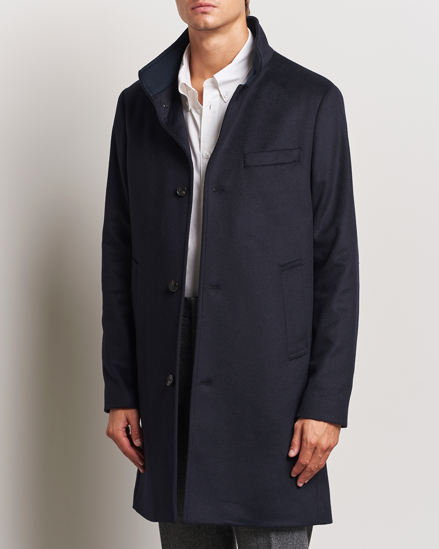 Herren | Business & Beyond - Casual | J.Lindeberg | Jesse Melton Cashmere Coat Navy