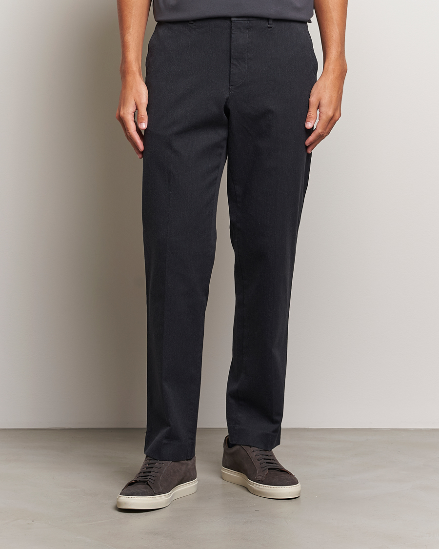 Herren | Business & Beyond - Casual | J.Lindeberg | Lois Flannel Twill Pants Dark Grey