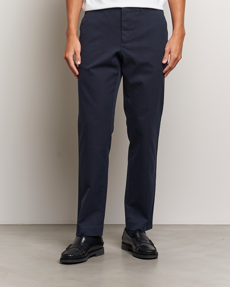 Herren | Business & Beyond - Casual | J.Lindeberg | Lois Flannel Twill Pants Navy