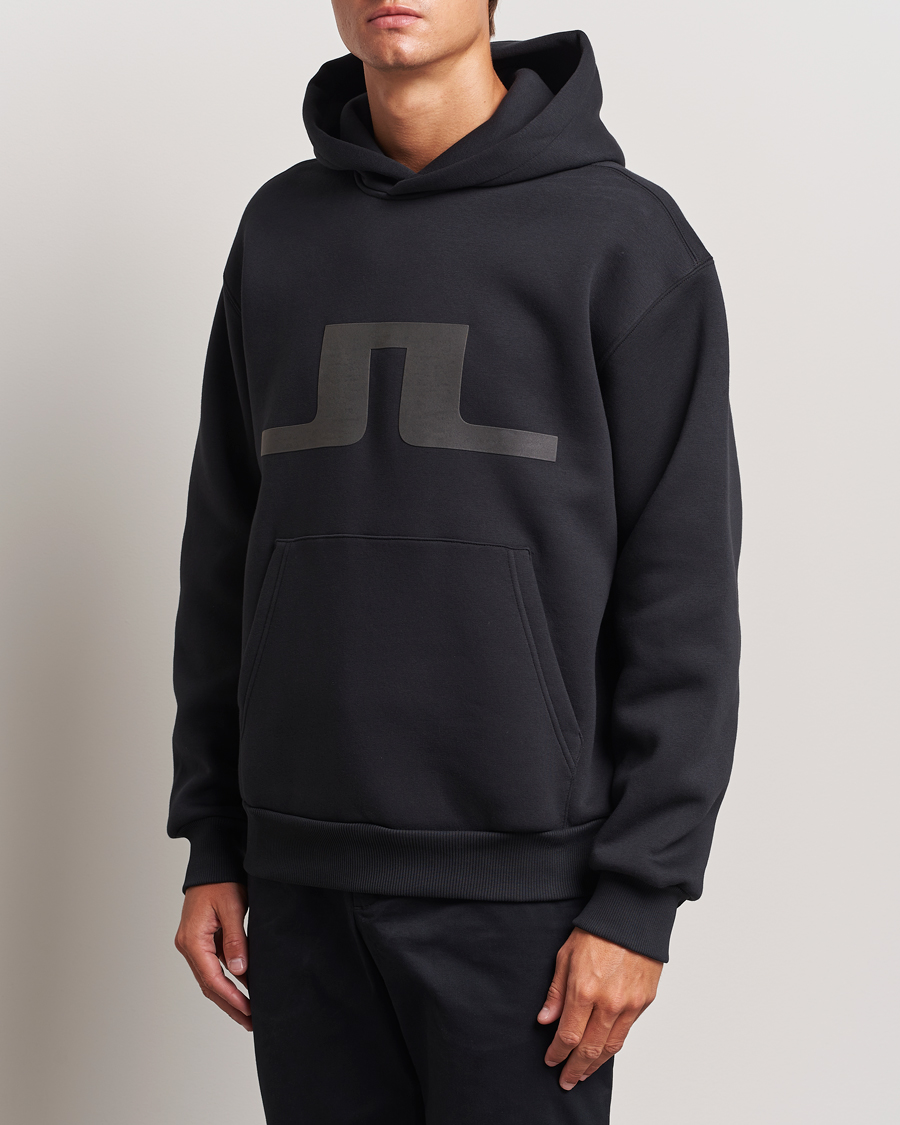 Herren |  | J.Lindeberg | Karson Graphic Hoodie Black