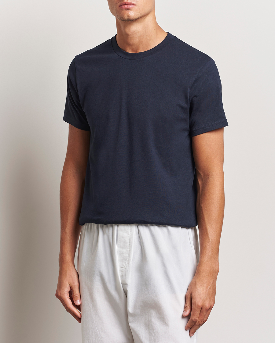 Herren |  | Bread & Boxers | Crew Neck Regular T-Shirt Dark Navy