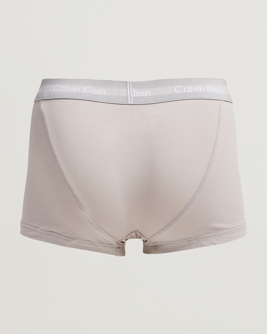 Herren |  | Calvin Klein | Cotton Stretch 3-Pack Low Rise Trunk Black/Blue/Grey