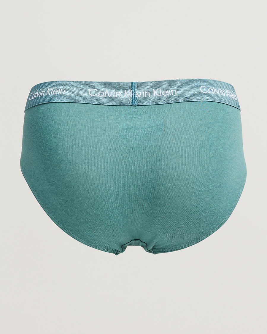 Herren |  | Calvin Klein | Cotton Stretch Hip Breif 3-Pack Black/Grey/Green