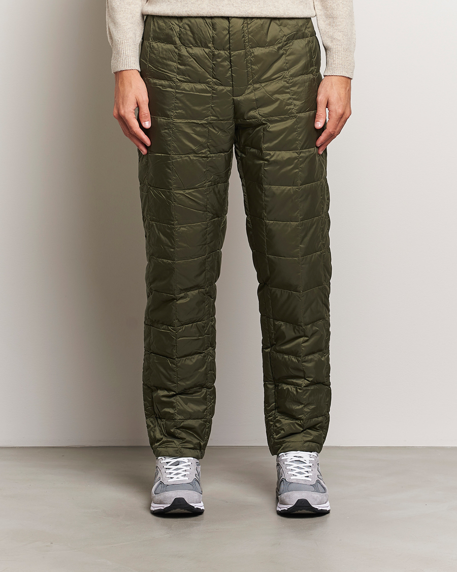 Herren | Funktionshosen | TAION | Regular Straight Down Pants Dark Olive