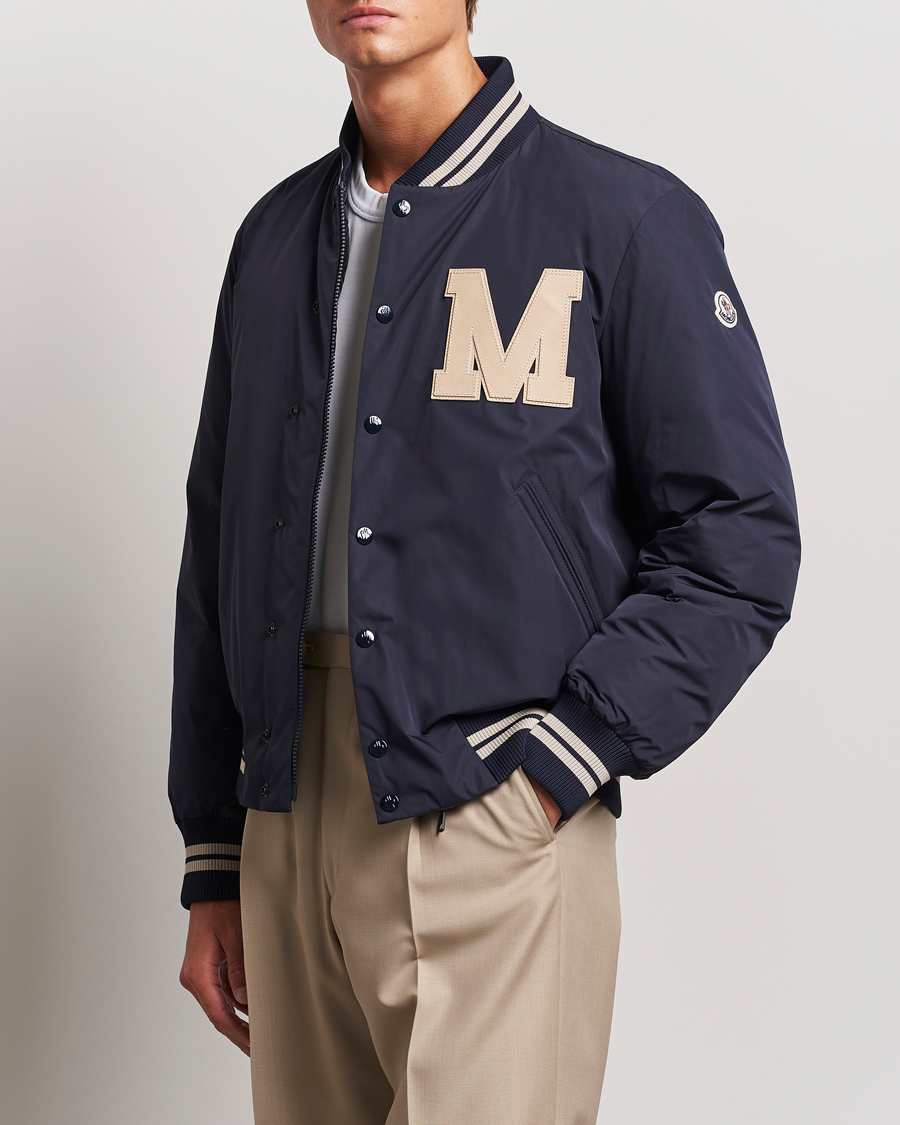 Herren | Moncler | Moncler | Lateltin Varsity Jacket Navy
