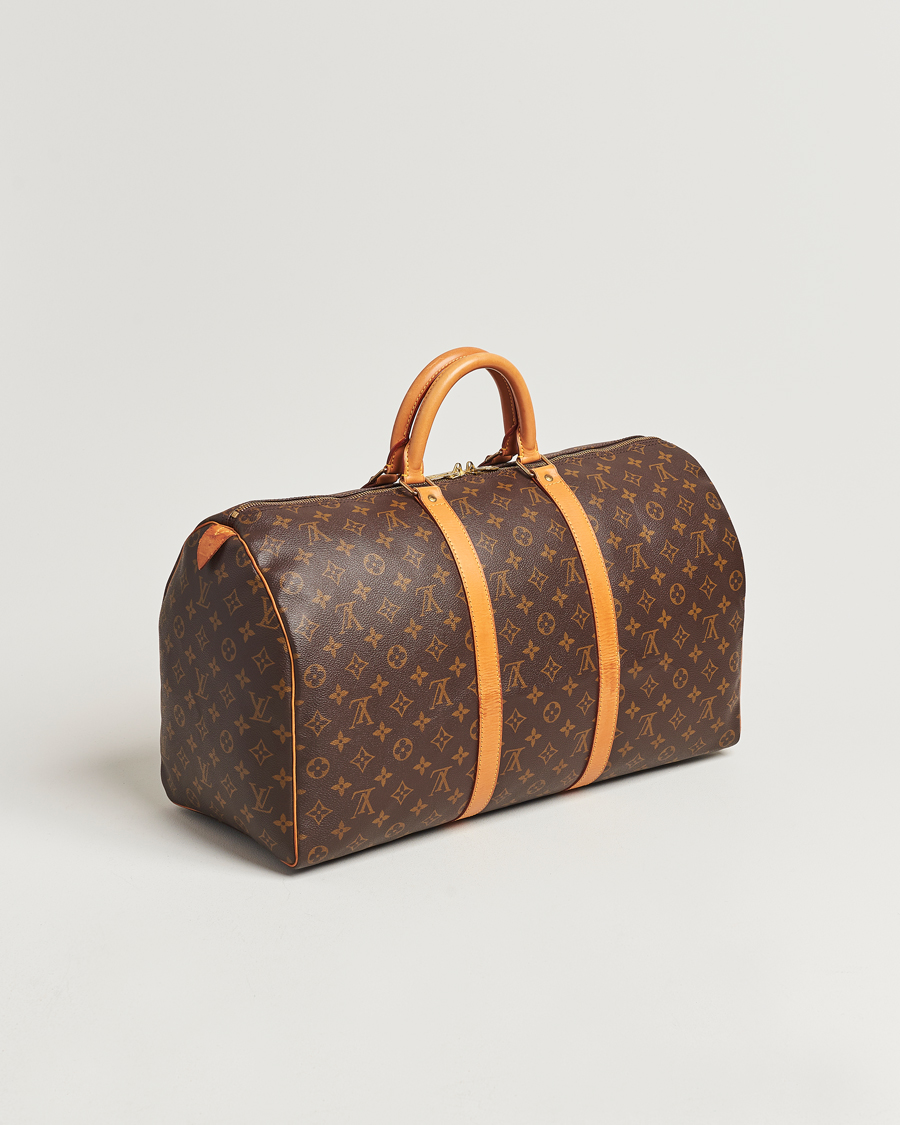 Herren | Pre-Owned & Vintage Bags | Louis Vuitton Pre-Owned | Keepall 50 Bag Monogram 