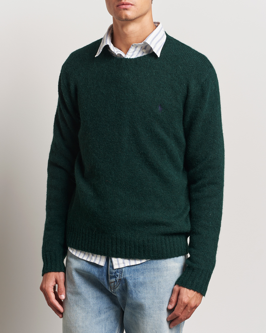 Herren |  | Polo Ralph Lauren | Alpaca Crew Neck Sweater Moss Agate