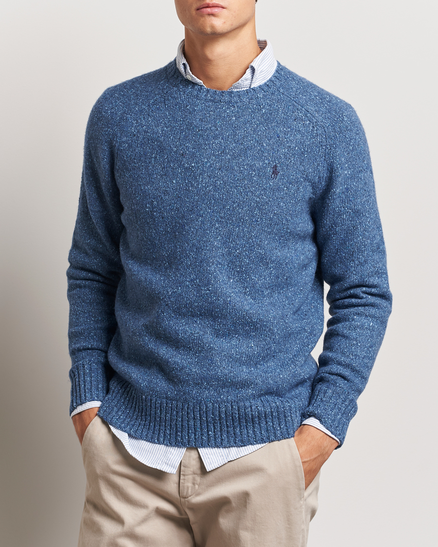 Herren |  | Polo Ralph Lauren | Donegal Sweater Chambrey Blue