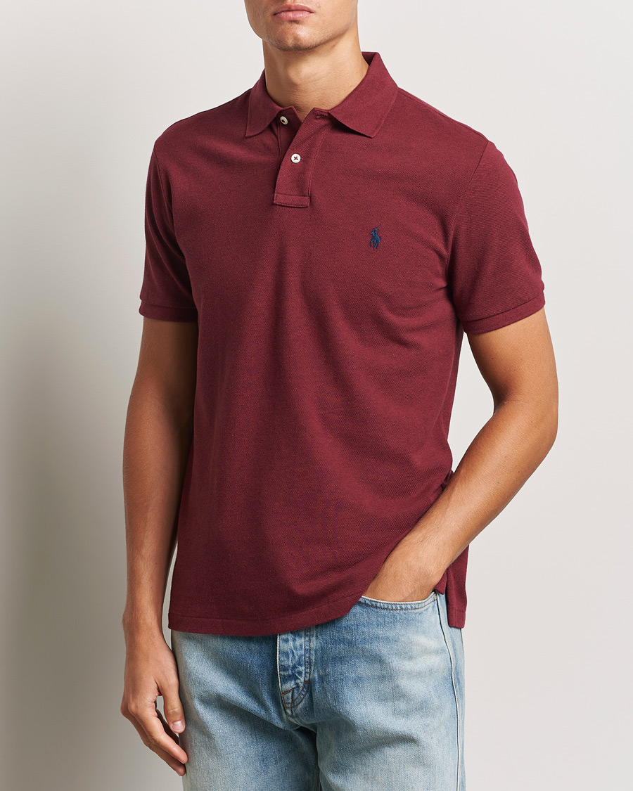 Herren |  | Polo Ralph Lauren | Custom Slim Fit Polo Vintage Port Heather