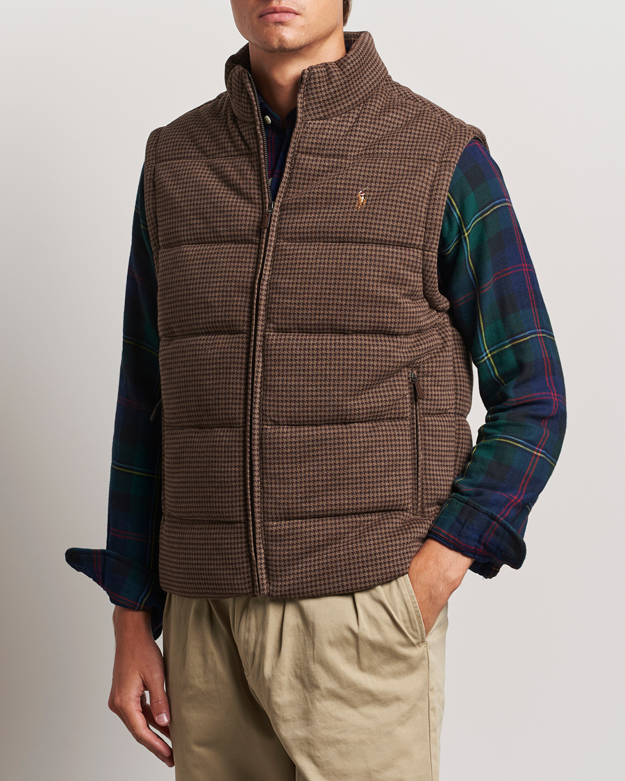 Herren |  | Polo Ralph Lauren | Quilted Vest Cedar Heather Dogtooth