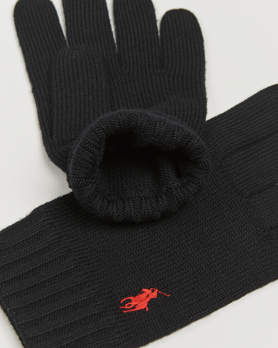 Herren |  | Polo Ralph Lauren | Merino Gloves Polo Black