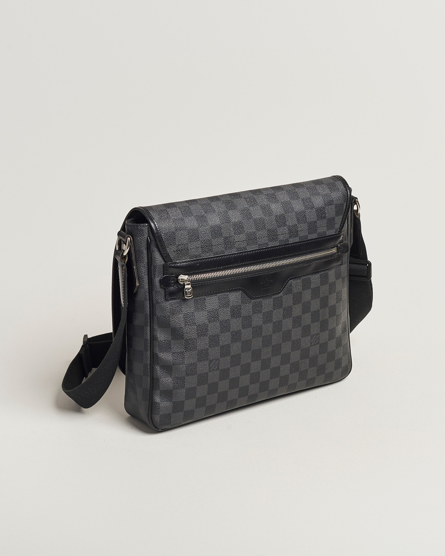 Herren | Pre-Owned & Vintage Bags | Louis Vuitton Pre-Owned | Daniel MM Shoulder Bag Damier Graphite 