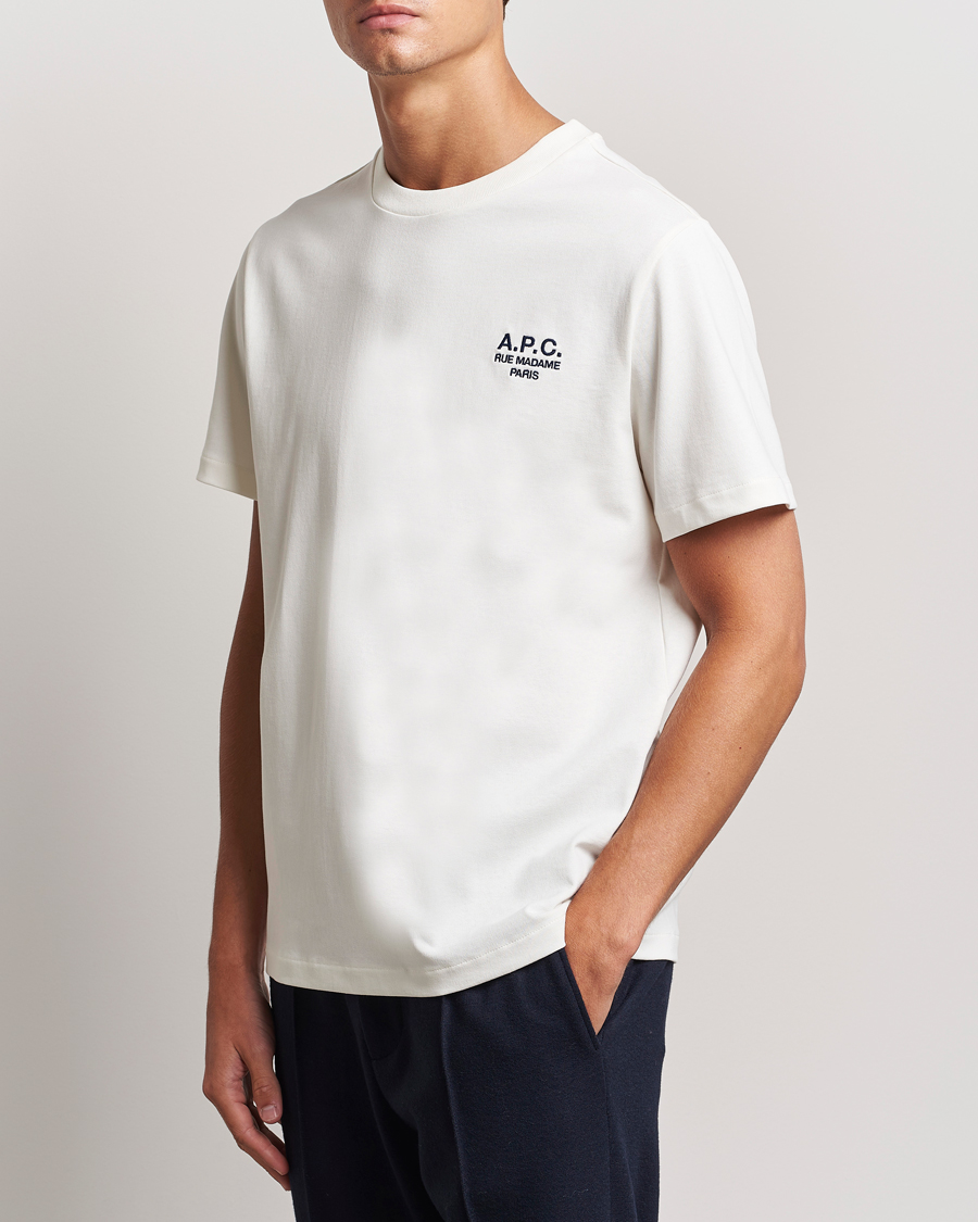 Herren | Weiße T-Shirts | A.P.C. | Rue Madame T-Shirt White
