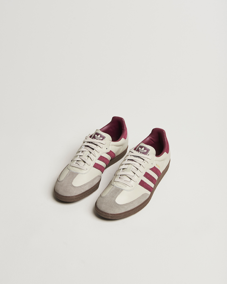 Herren |  | adidas Originals | Samba Original Sneaker Beige/Wine