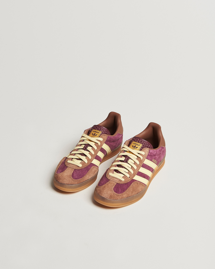 Herren |  | adidas Originals | Gazelle Indoor Two Tone Sneaker Burgundy