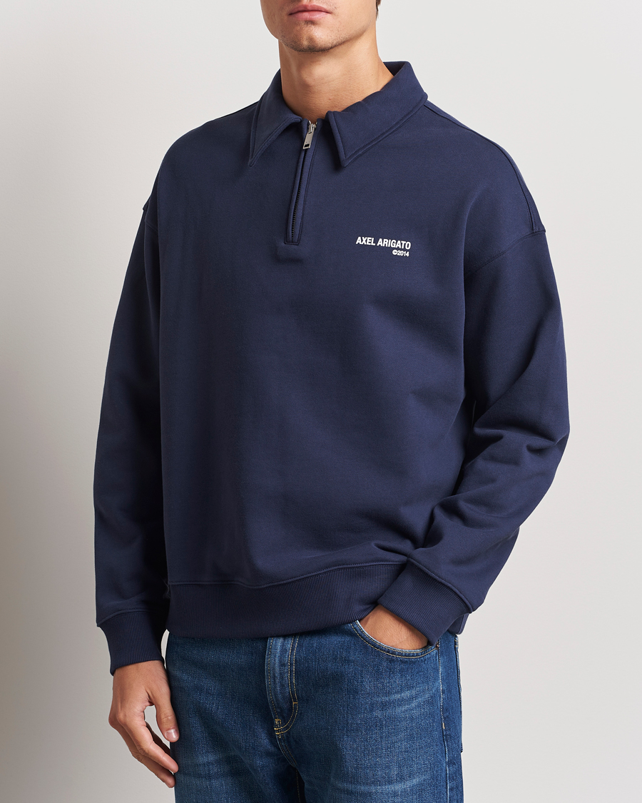 Herren |  | Axel Arigato | Remi Half Zip Sweater Navy