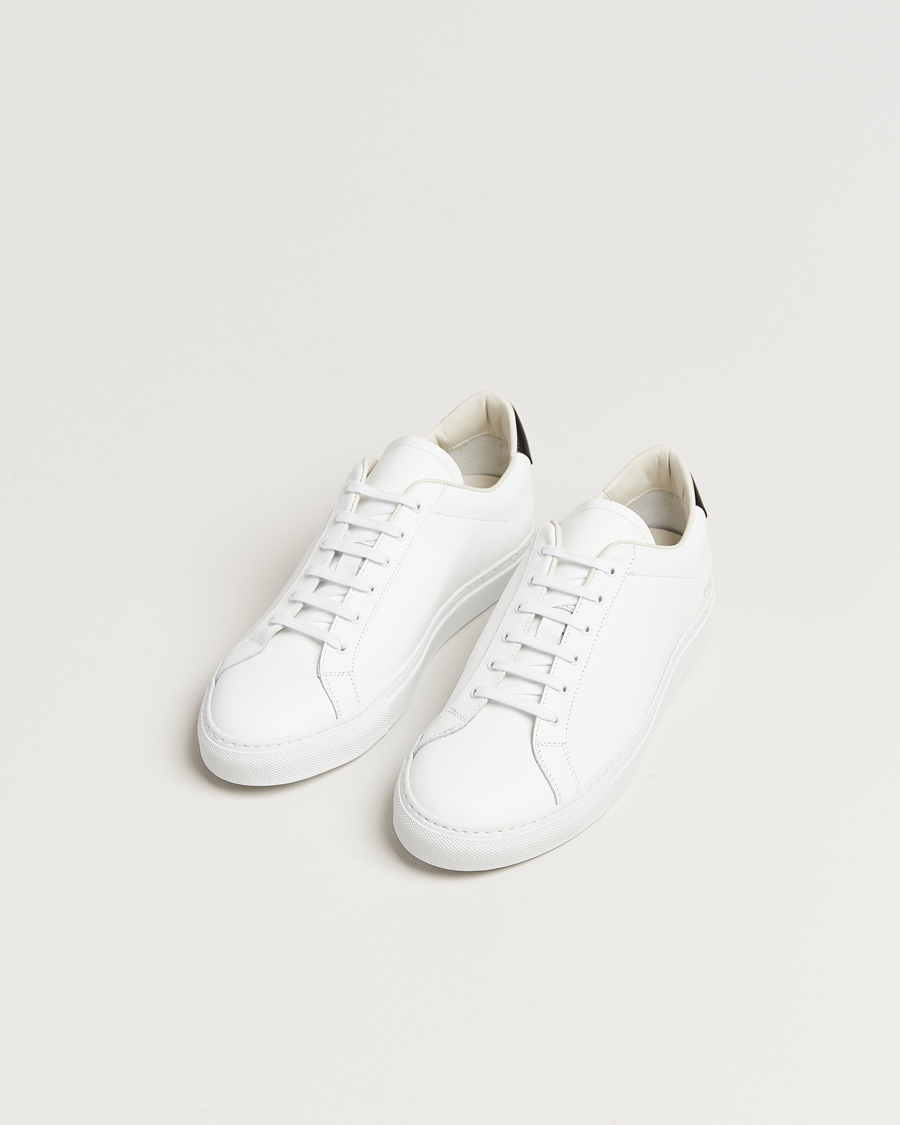 Herren |  | Common Projects | Retro Classic Leather Sneaker White/Black