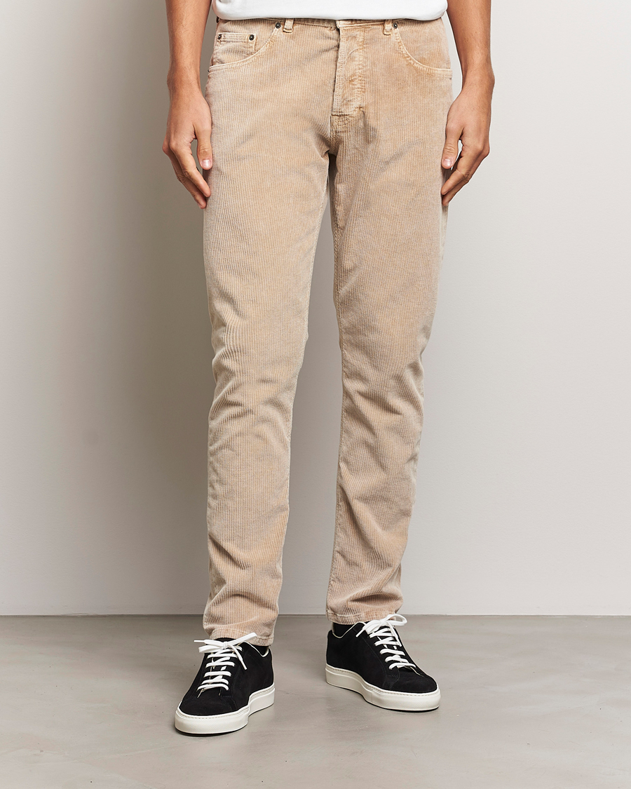 Herren |  | Dondup | Icon Corduroy Trousers Light Beige