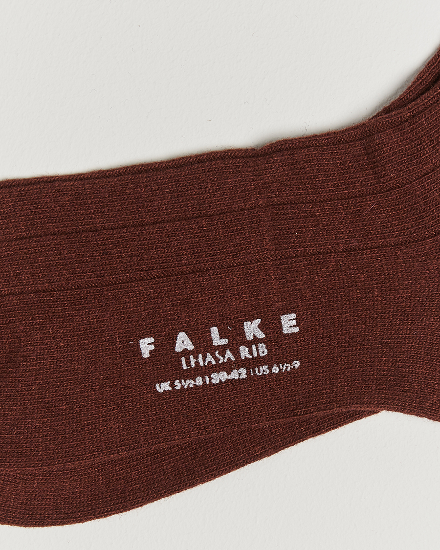 Herren |  | Falke | Lhasa Cashmere Socks Cinnamon Brown