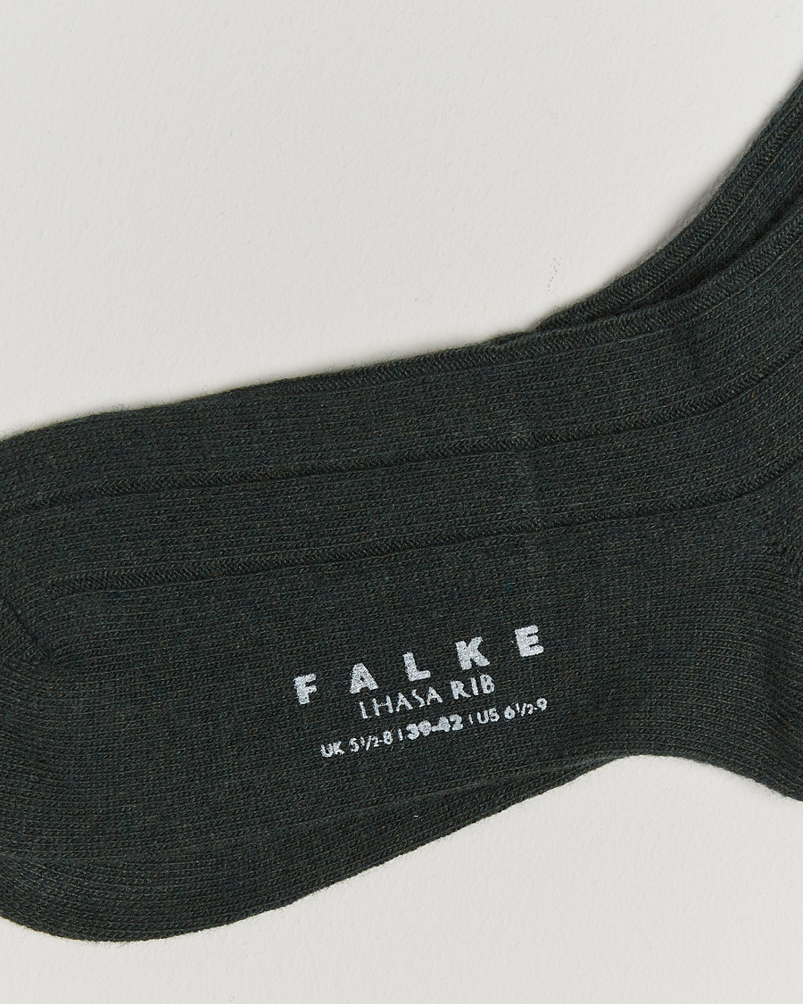 Herren |  | Falke | Lhasa Cashmere Socks Forest Green