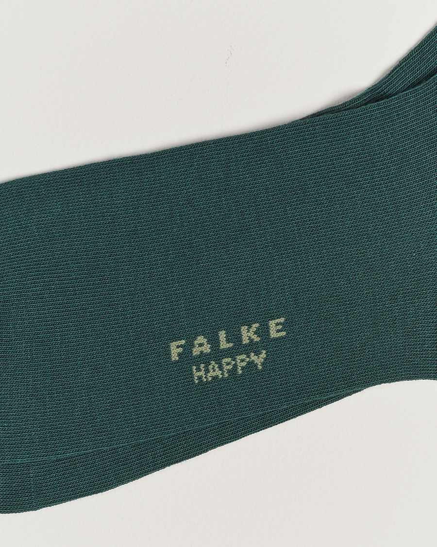 Herren | Falke | Falke | Happy 2-Pack Cotton Socks Hunter Green