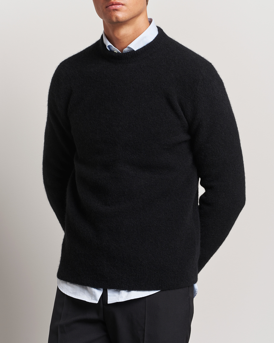Herren | Strickpullover | Filippa K | Yak Knitted Sweater Black