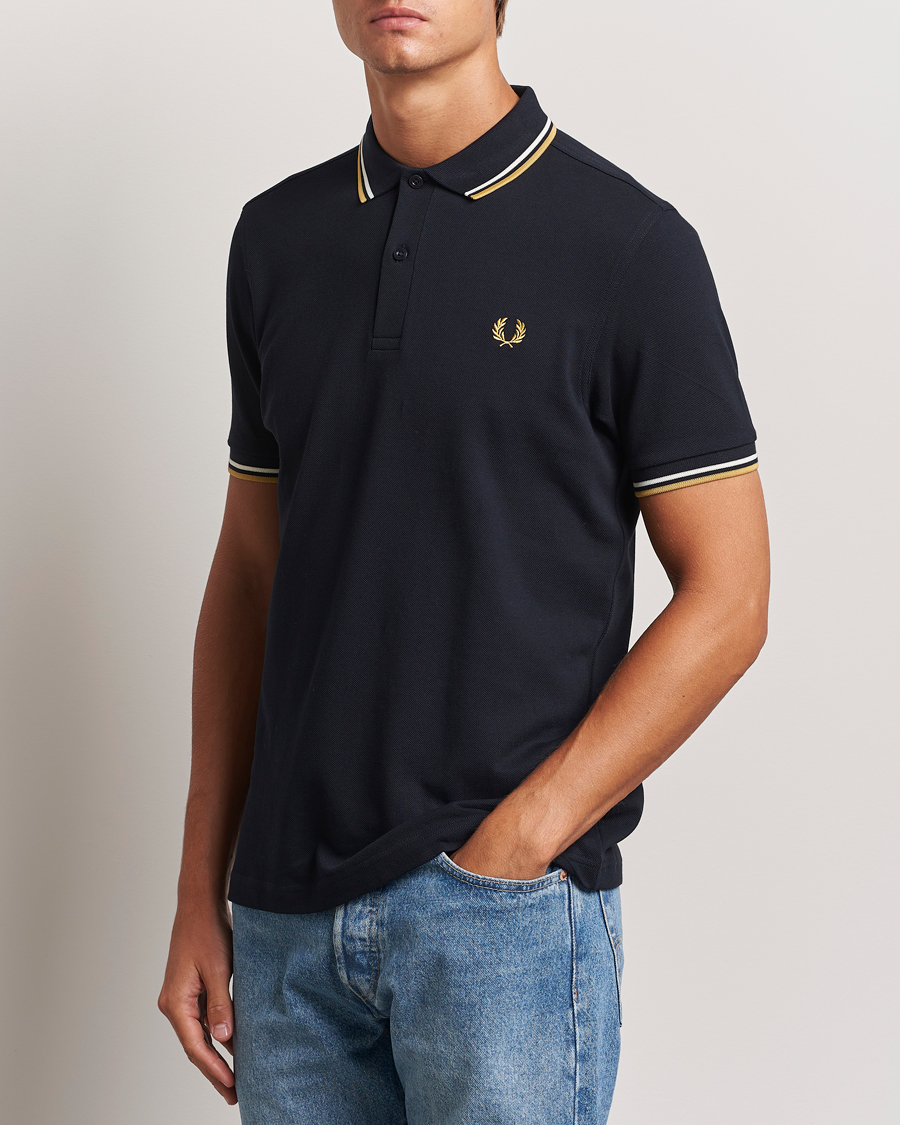 Herren | Poloshirts | Fred Perry | Twin Tipped Shirt Navy