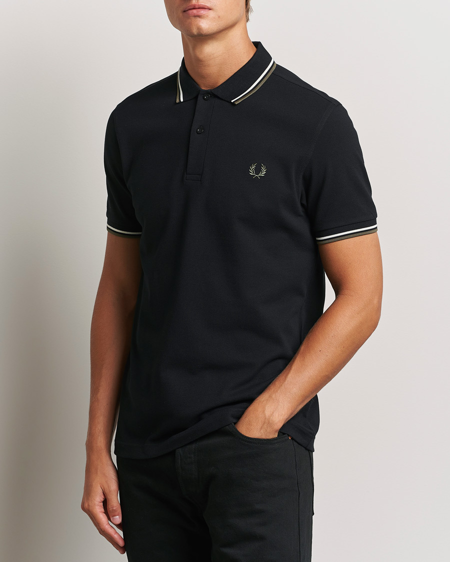 Herren |  | Fred Perry | Twin Tipped Shirt Black