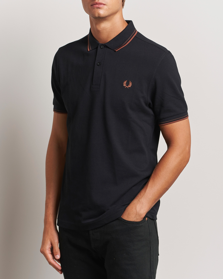 Herren | Poloshirts | Fred Perry | Twin Tipped Shirt Black