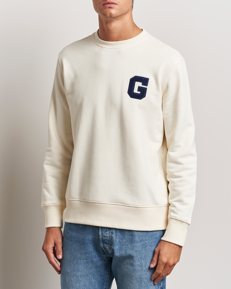 Herren | Sweatshirts | GANT | G Graphic Sweatshirt Cream