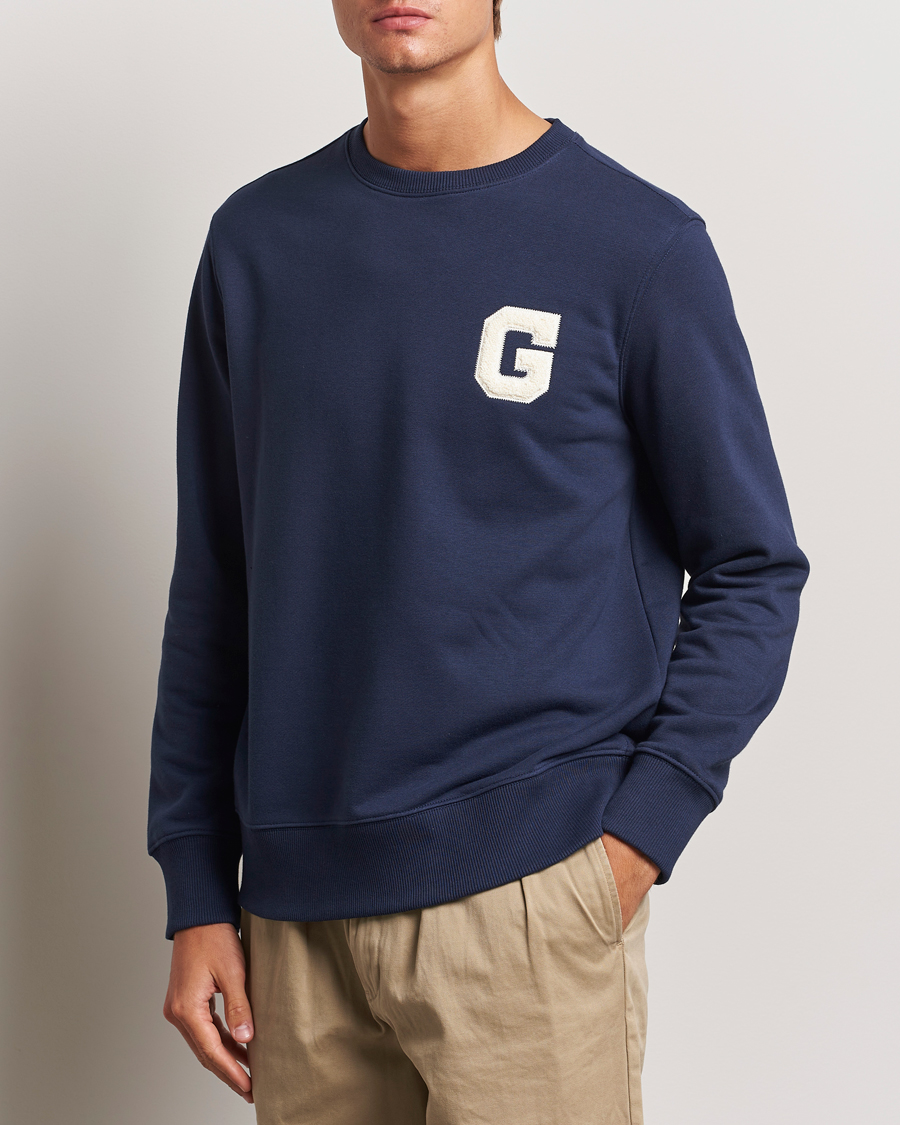 Herren | Sweatshirts | GANT | G Graphic Sweatshirt Classic Blue