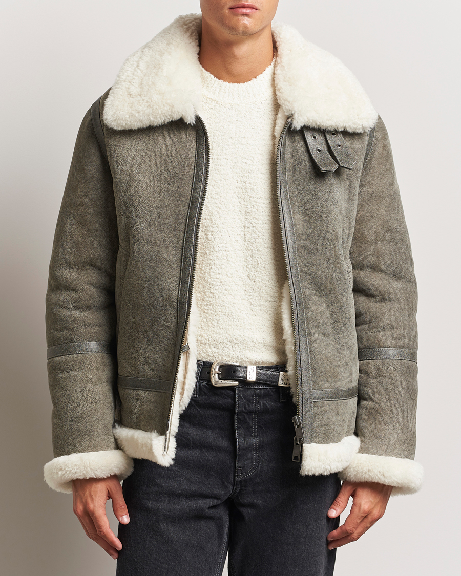 Herren |  | GANT | Shearling Jacket Desert Brown