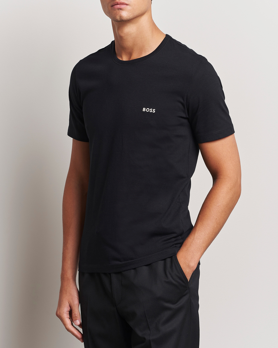 Herren | Kurzarm T-Shirt | BOSS BLACK | 3-Pack Crew Neck T-Shirt White/Grey/Black
