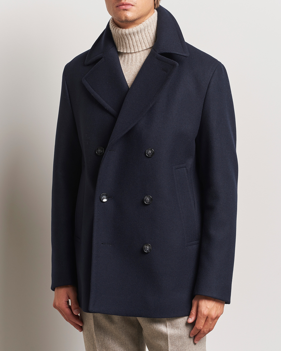 Herren |  | BOSS BLACK | Clay Wool Peacoat Dark Blue