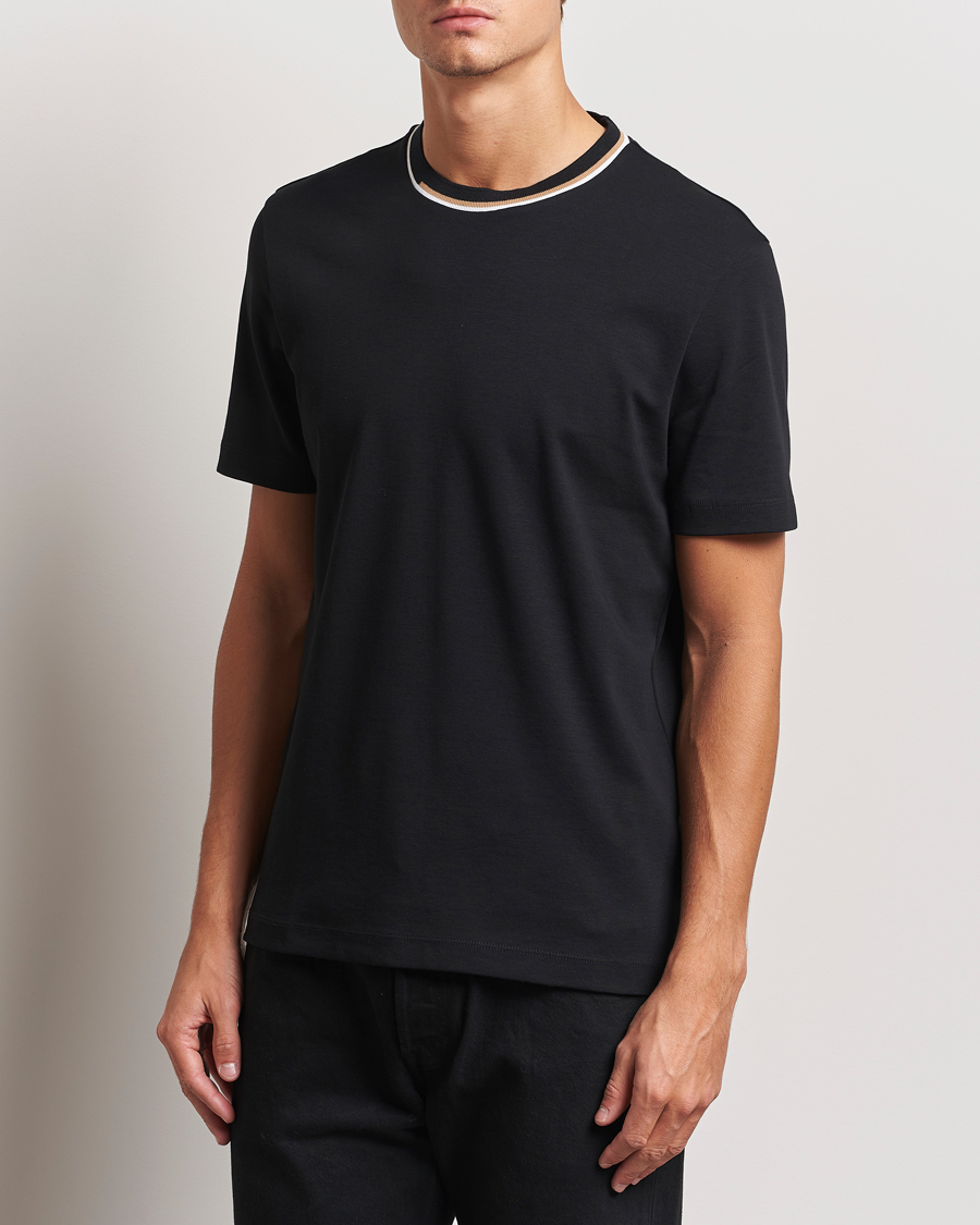 Herren |  | BOSS BLACK | Thompson Crew Neck T-Shirt Black