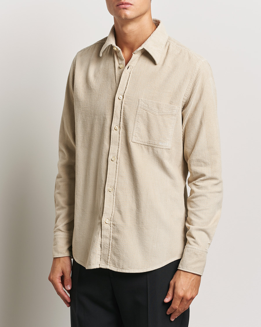 Herren |  | BOSS ORANGE | Relegant Corduroy Shirt Light Beige