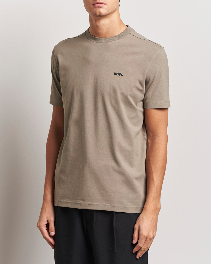 Herren |  | BOSS GREEN | Logo Crew Neck T-Shirt Light Green