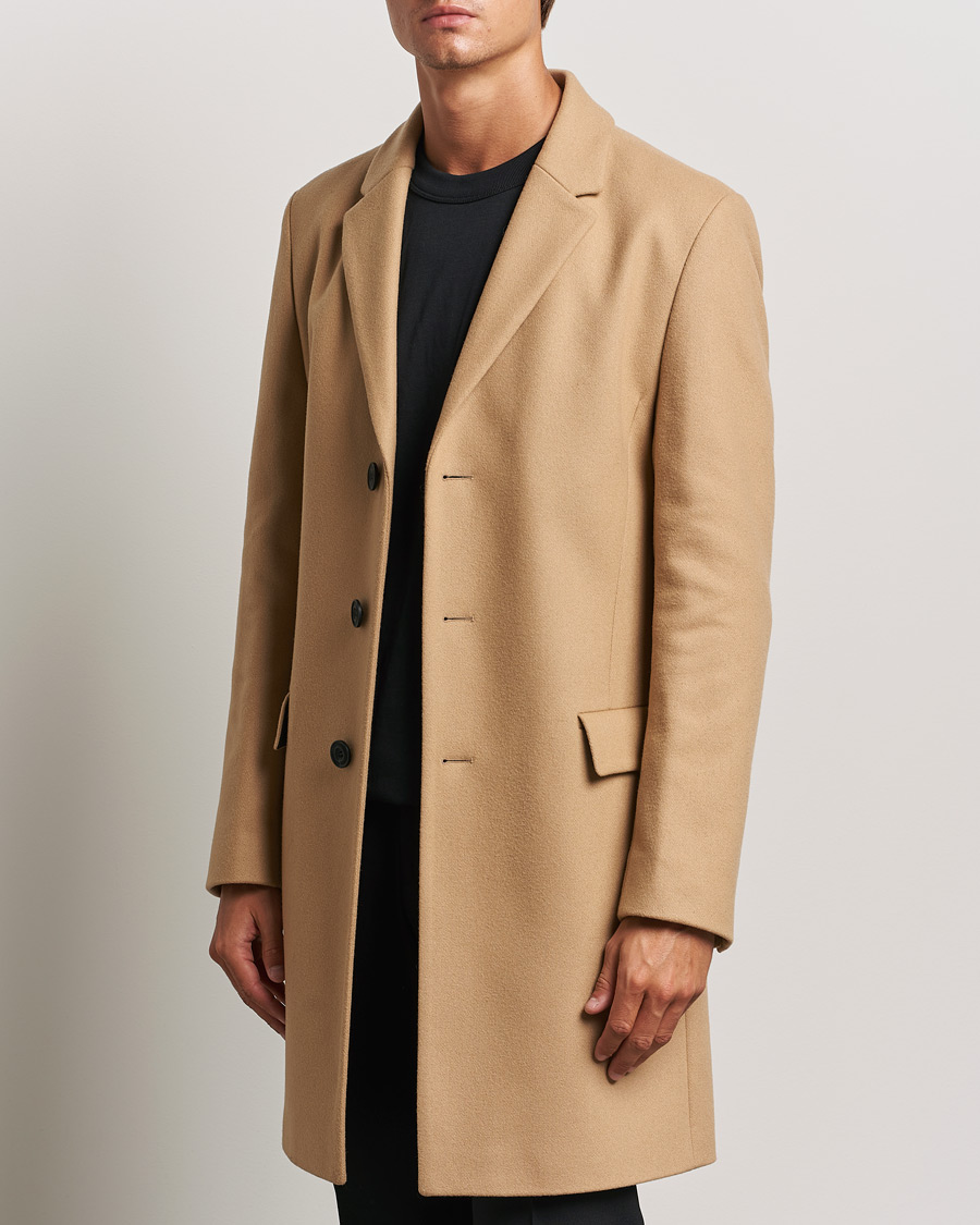 Herren |  | HUGO | Migor Wool Coat Medium Beige