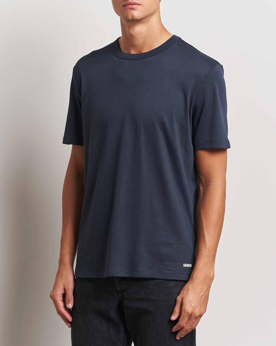 Herren |  | HUGO | Dozy Crew Neck T-Shirt Dark Blue