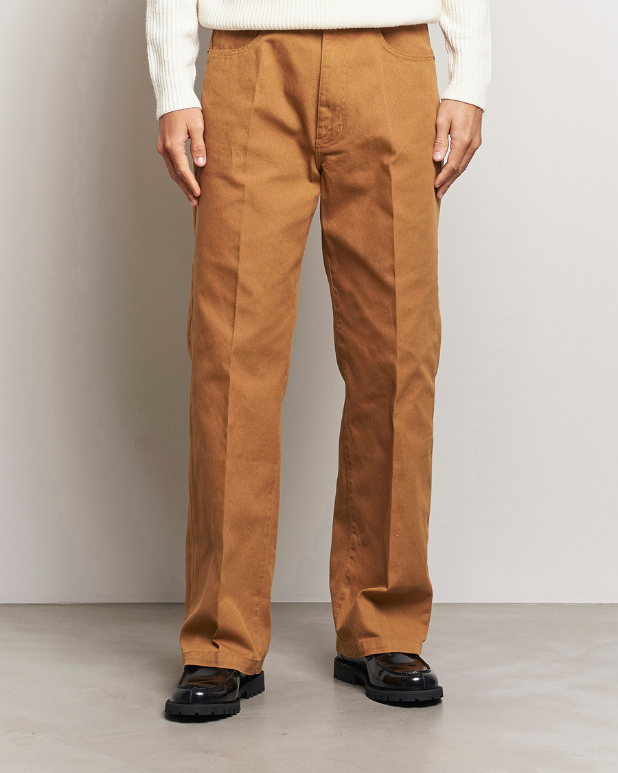 Herren | Hosen | Jeanerica | VM009 Vega Canvas Trousers Brown