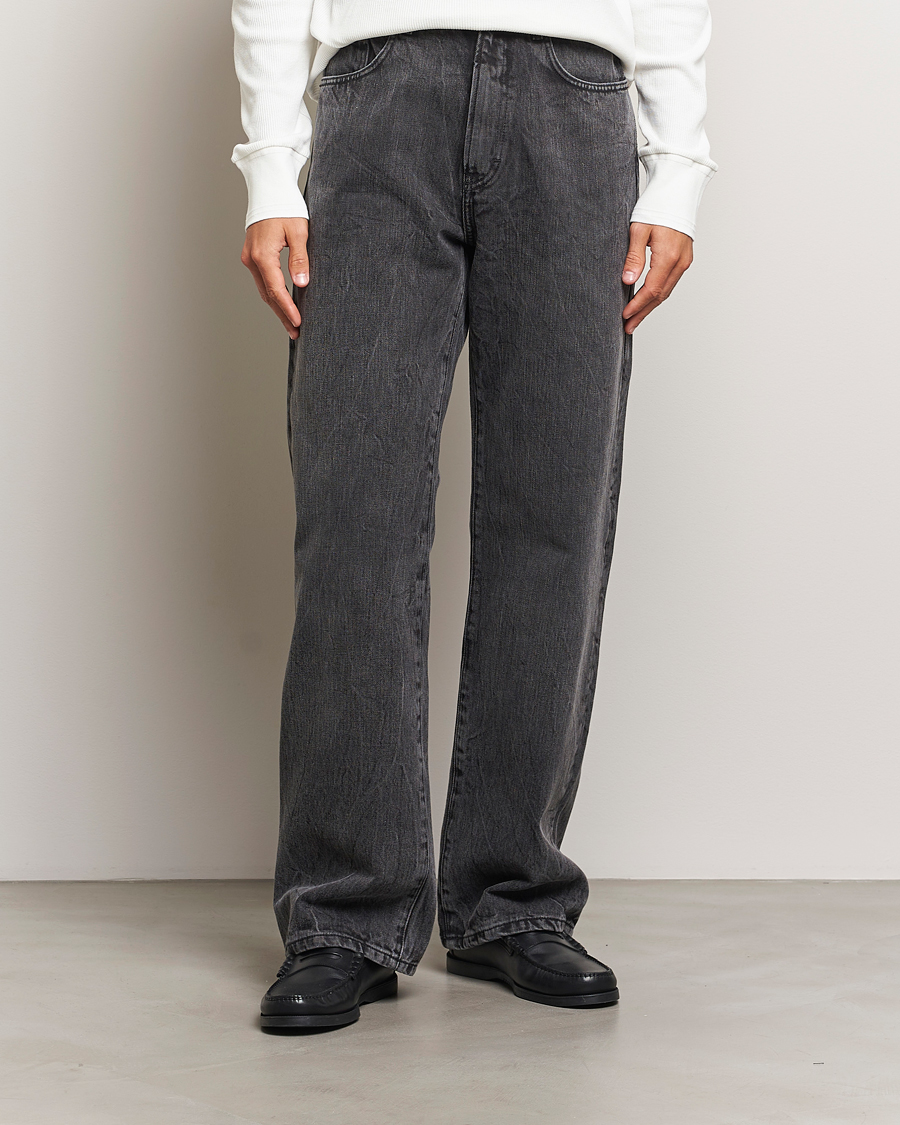 Herren |  | Jeanerica | VM009 Vega Canvas Trousers Black Firenze