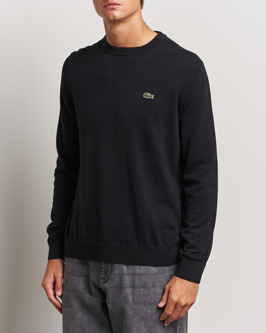 Herren |  | Lacoste | Cotton Knitted Sweater Black