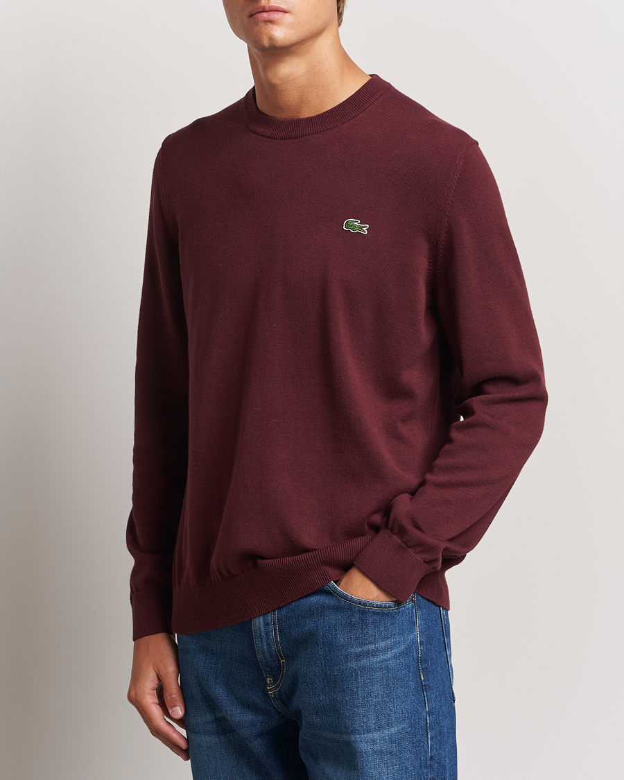 Herren |  | Lacoste | Cotton Knitted Sweater Espresso