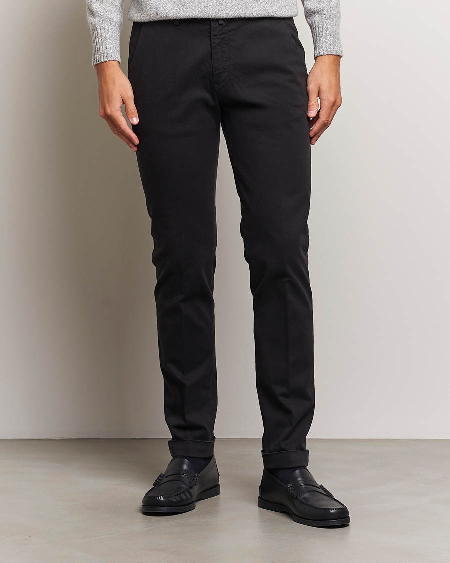 Herren |  | Briglia 1949 | Slim Fit Cotton Stretch Chino Black