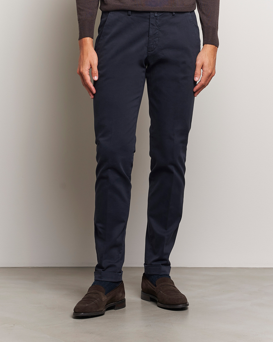 Herren |  | Briglia 1949 | Slim Fit Cotton Stretch Chino Navy