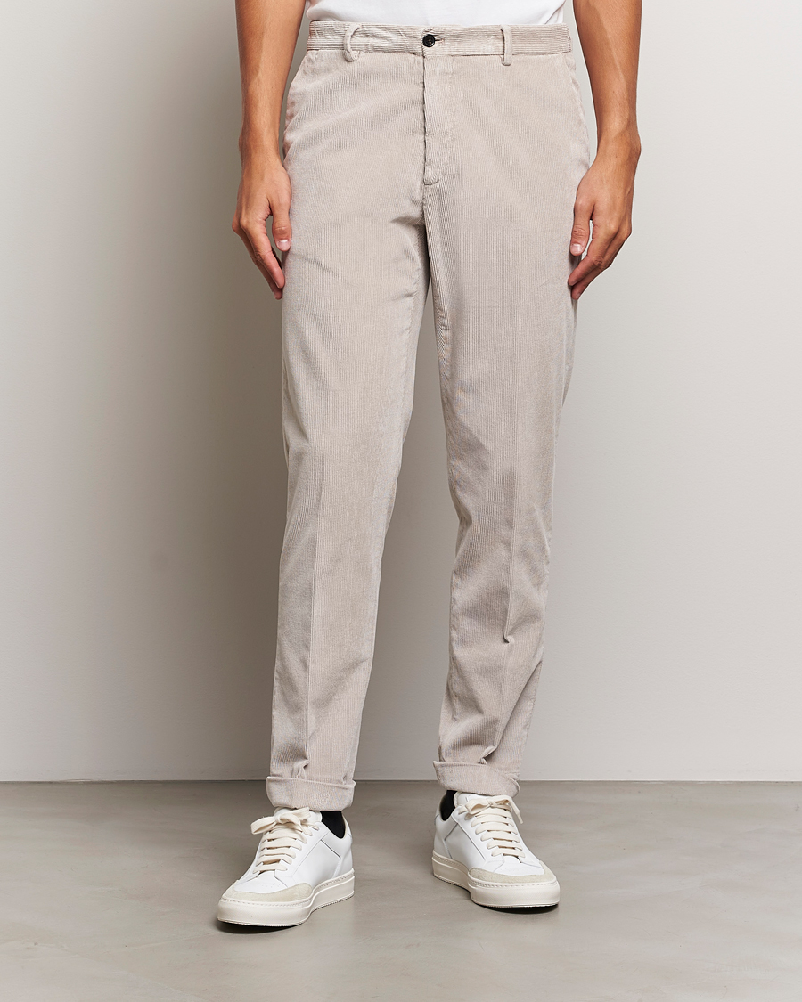 Herren |  | Briglia 1949 | Easy Fit Corduroy Trousers Beige