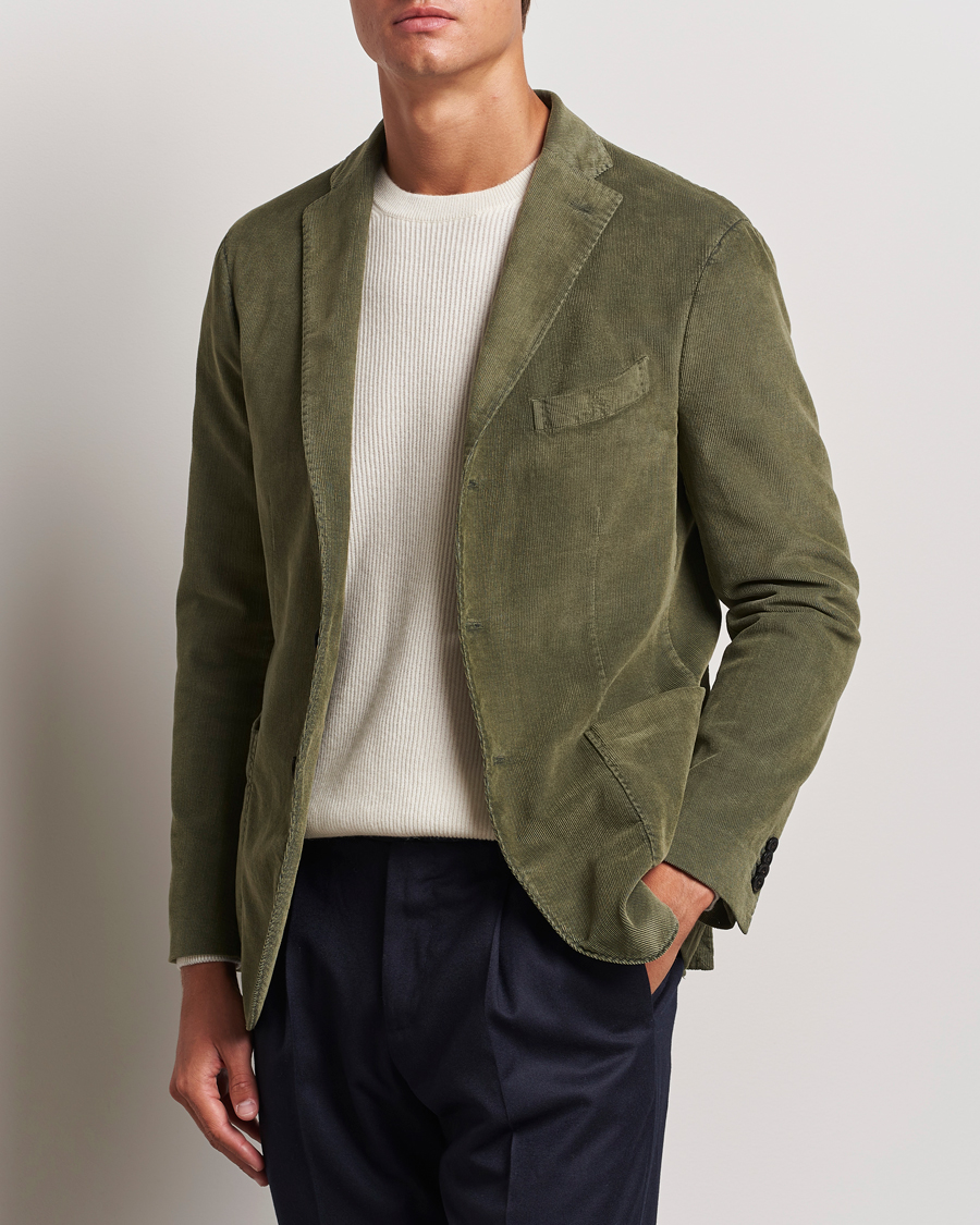 Herren |  | Boglioli | K Jacket Corduroy Blazer Dark Green