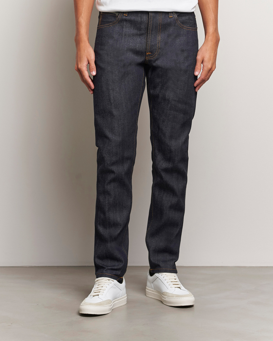 Herren | Jeans | Nudie Jeans | Lean Dean Jeans Dry Apex Selvage