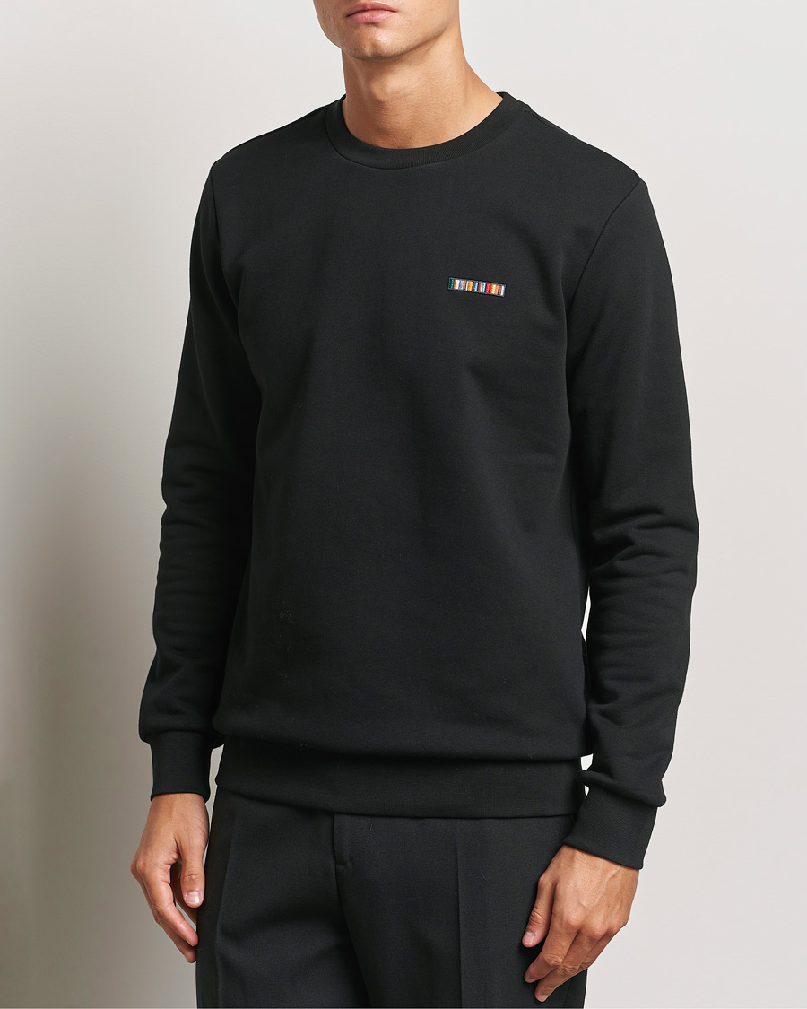 Herren |  | Paul Smith | Embroidery Crew Neck Sweatshirt Black